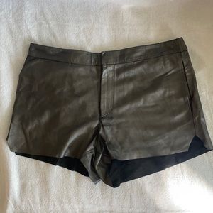 CLOSING!!! ALL SAINTS LEATHER SHORTS 27